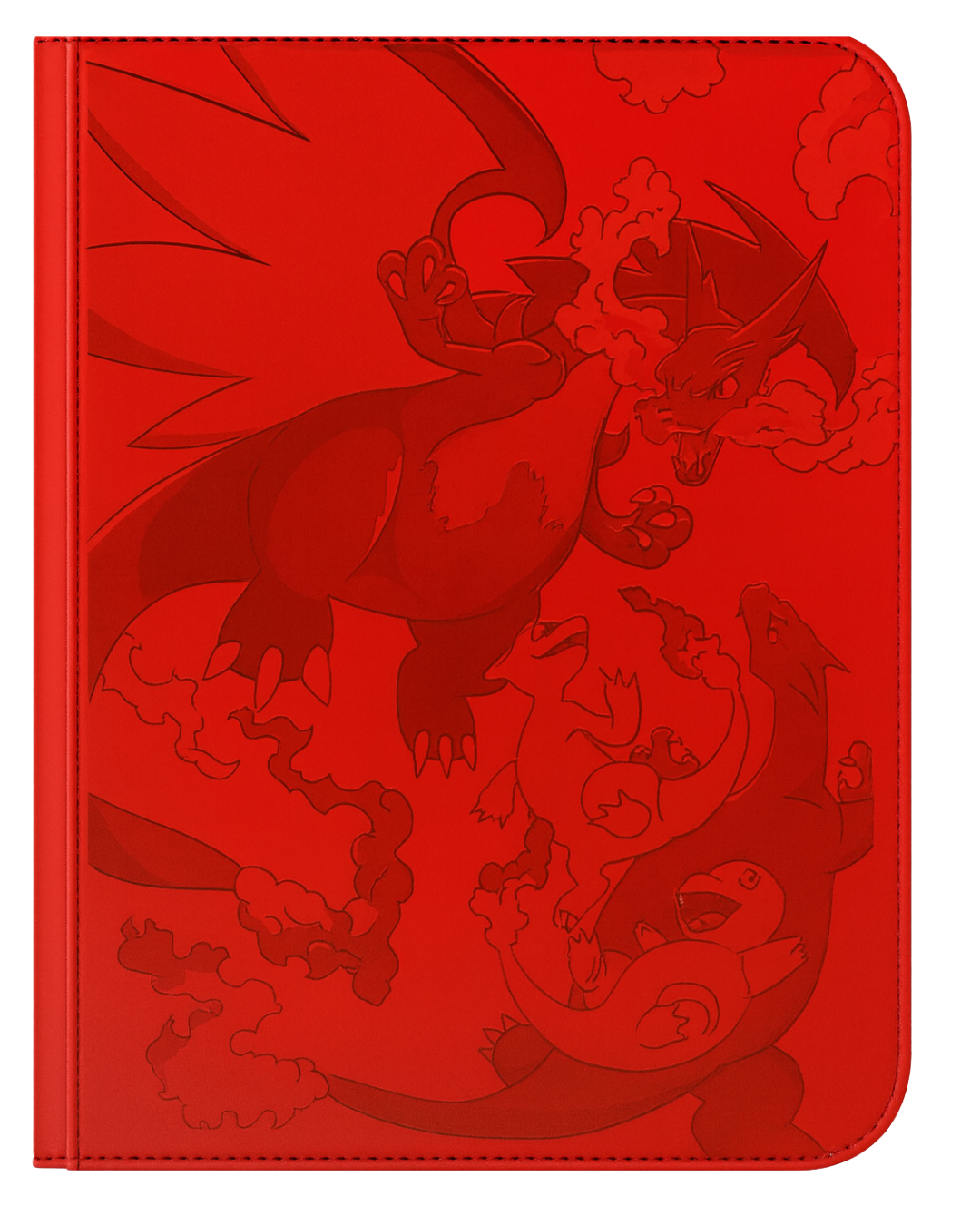 Red Mega Charizard X Custom Binder 9 Pocket